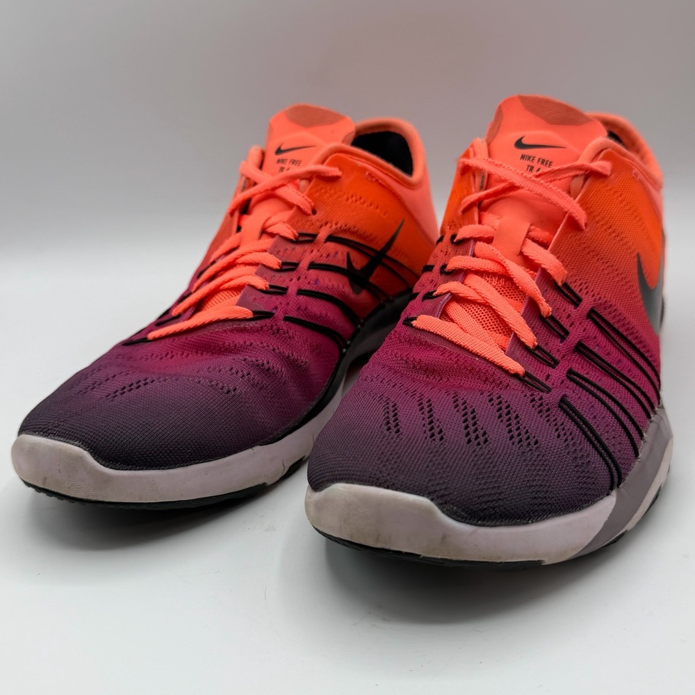 Nike Free Women’s TR 6 Spectrum 849804-800 Mango Purple Running Sneakers Size 8